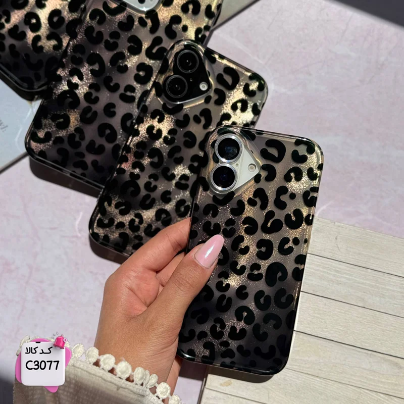 قاب گوشی پلنگی گلدن Golden کد C3077 / آیفون