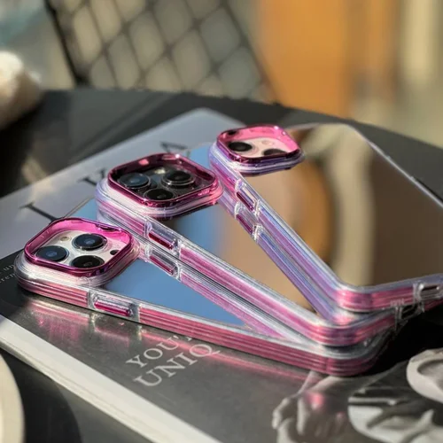 قاب آیینه ای pink mirror