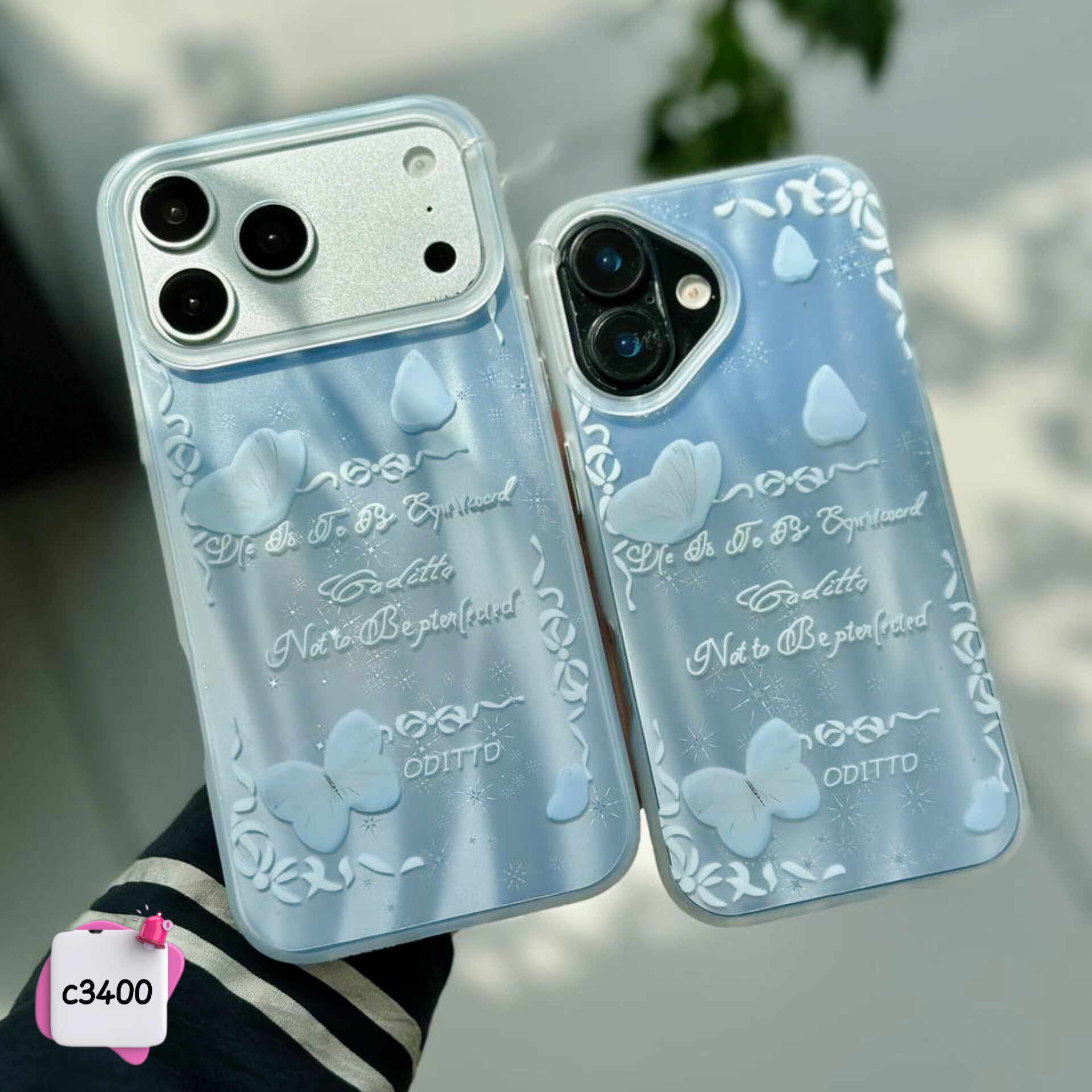 قاب گوشی رویای پروانه کد c3400 / سامسونگ شیائومی