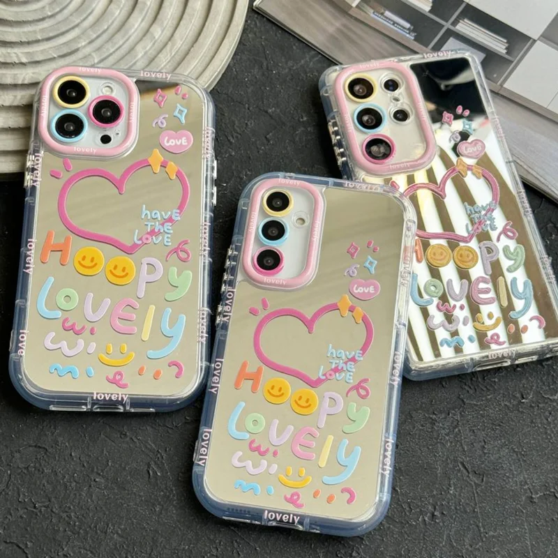 قاب گوشی آیینه ای لاولی lovely /آیفون سامسونگ