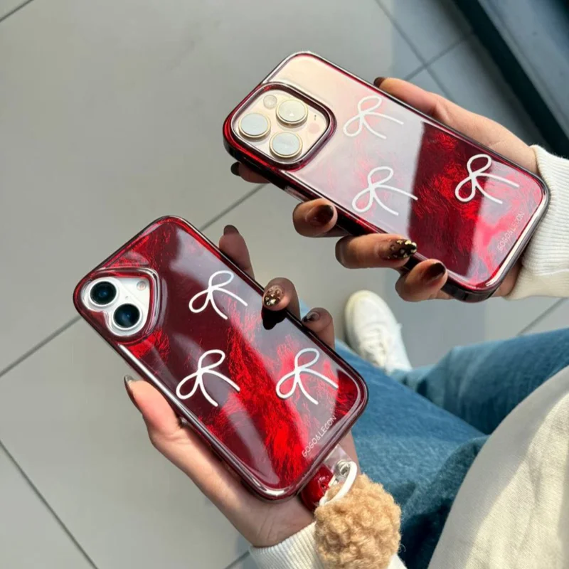 قاب چری پاپیونی + آویز زنگوله ای