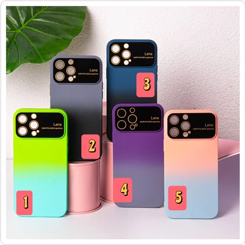 قاب مولتی کالر rainbow lens آیفون