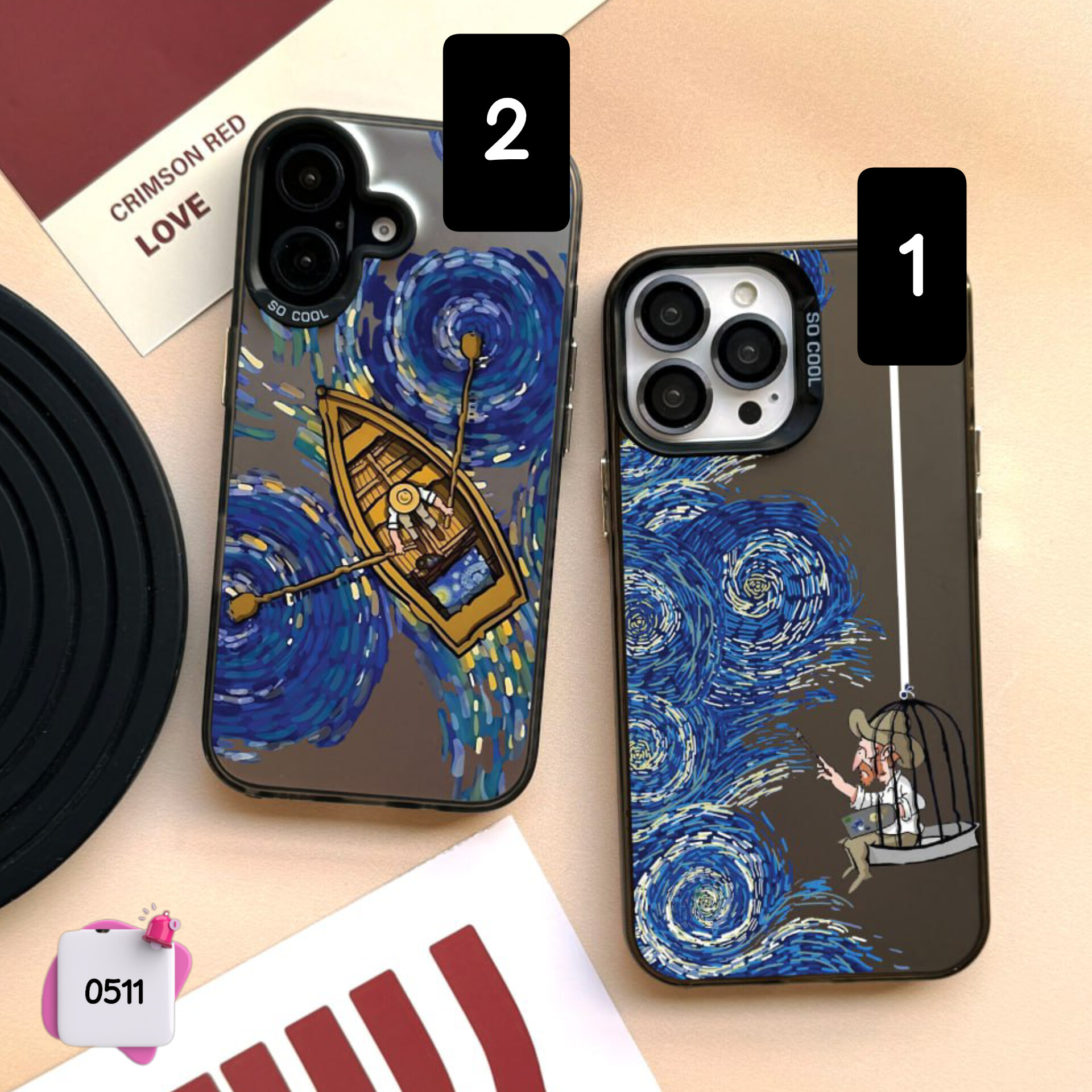 قاب گوشی سفارشی ون گوگ سوکول Socool کد 0511 / آیفون سامسونگ شیائومی