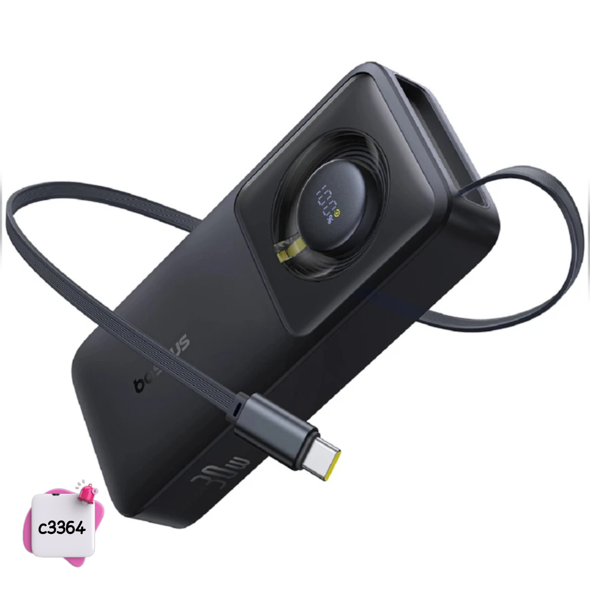 پاوربانک 65 وات BASEUS مدل PPLSC01-20 NOMOS ظرفیت 20000 میلی آمپر کد c3364