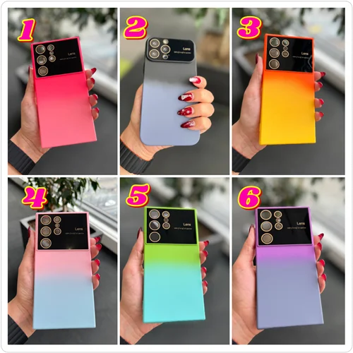 قاب مولتی کالر rainbow lens آیفون