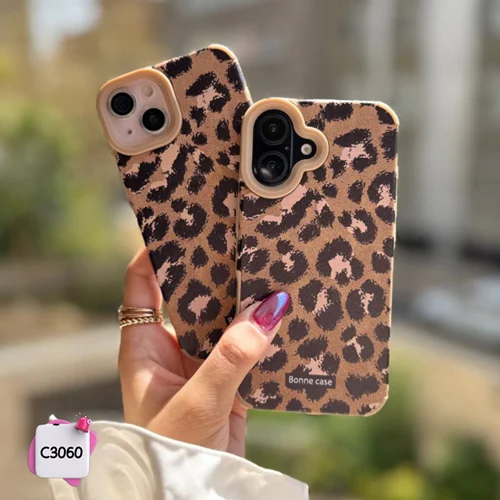 قاب گوشی پلنگی قهوه ای Bonne Case کد C3060 / آیفون