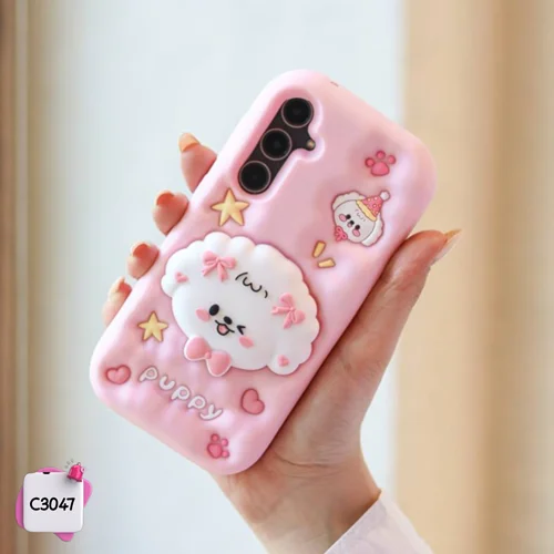 قاب گوشی پاپی سیلیکونی پاپ سوکتی Puppy کد C3047 / آیفون سامسونگ شیائومی
