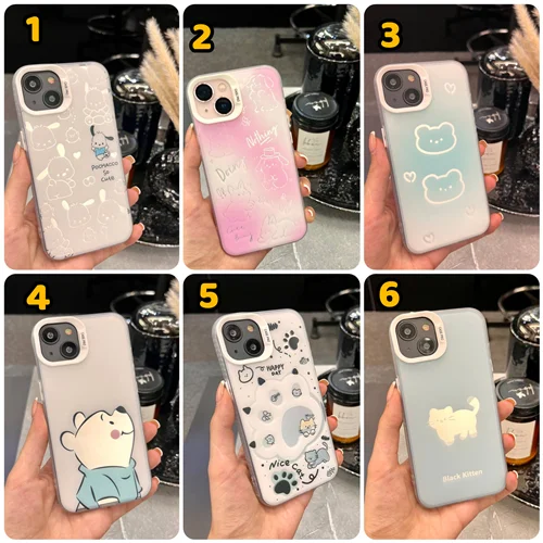 قاب گوشی طرحدار هولوگرامی case pro /آیفون سامسونگ شیائومی