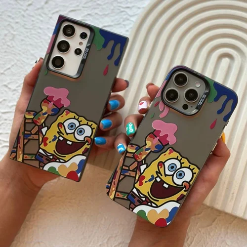 قاب گوشی باب اسفنجی SoCool /آیفون سامسونگ