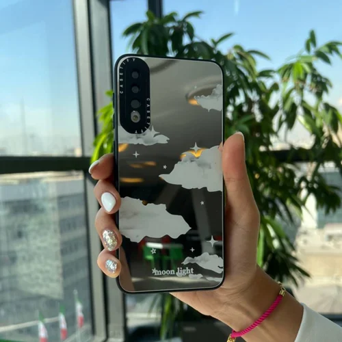 قاب آیینه ای moon light دور مشکی