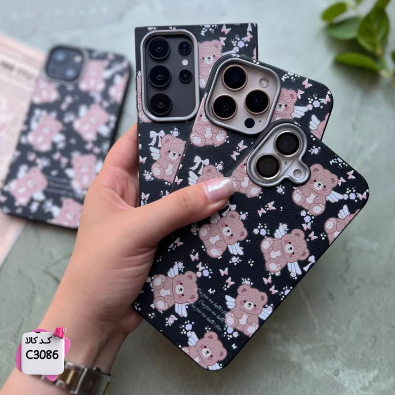قاب گوشی خرس تدی C3086 / آیفون سامسونگ شیائومی