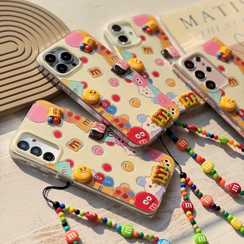 قاب اسمارتیس m&m + آویز / آیفون سامسونگ شیائومی