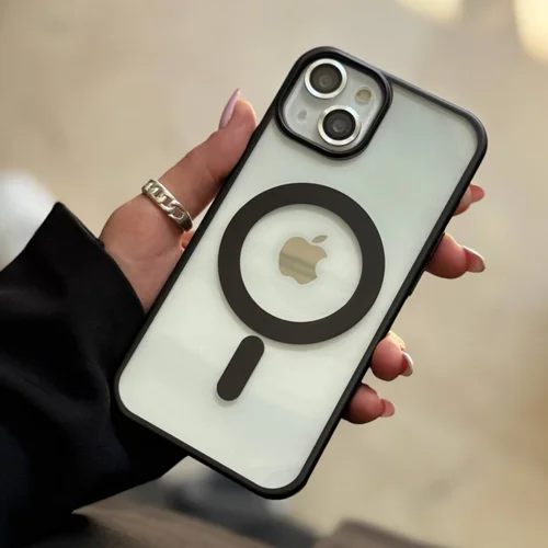 قاب گوشی آیفون مگ سیف زیرباز دور مشکی