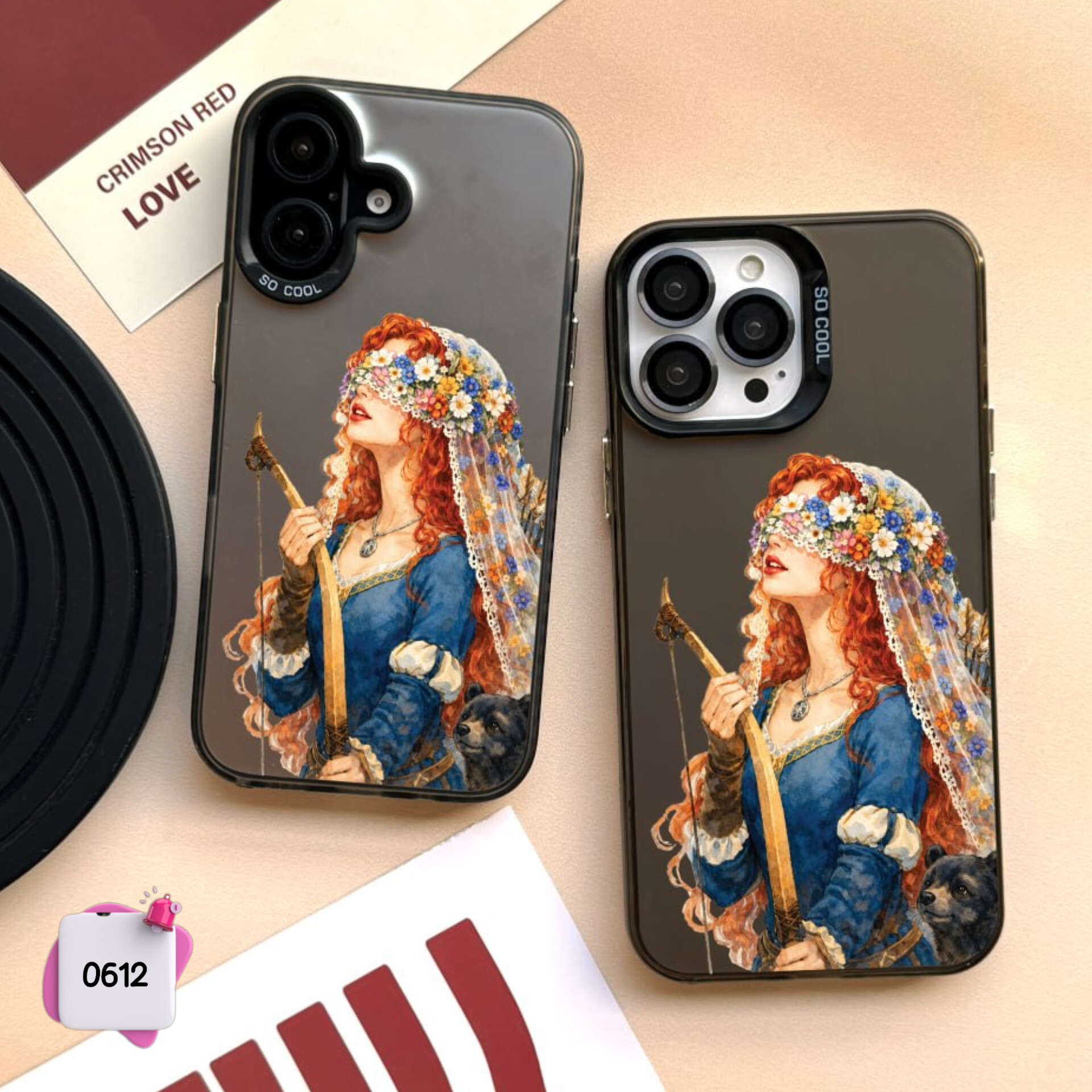 قاب گوشی سفارشی دیزنی پرنسس مریدا Socool Merida کد 0612 / آیفون سامسونگ شیائومی