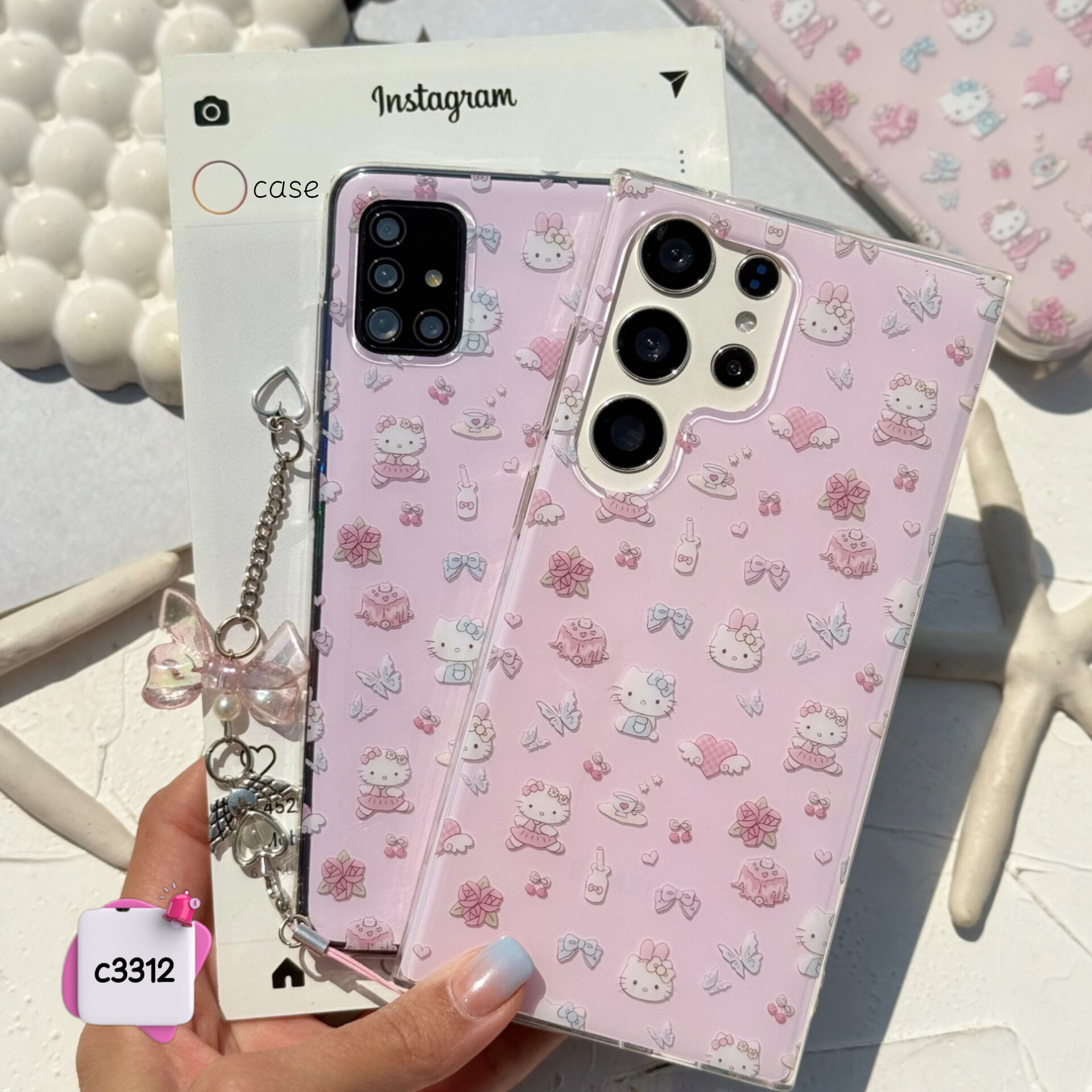 قاب گوشی کیتی اکسسوری (بدون آویز) Kitty کد c3312 / سامسونگ شیائومی