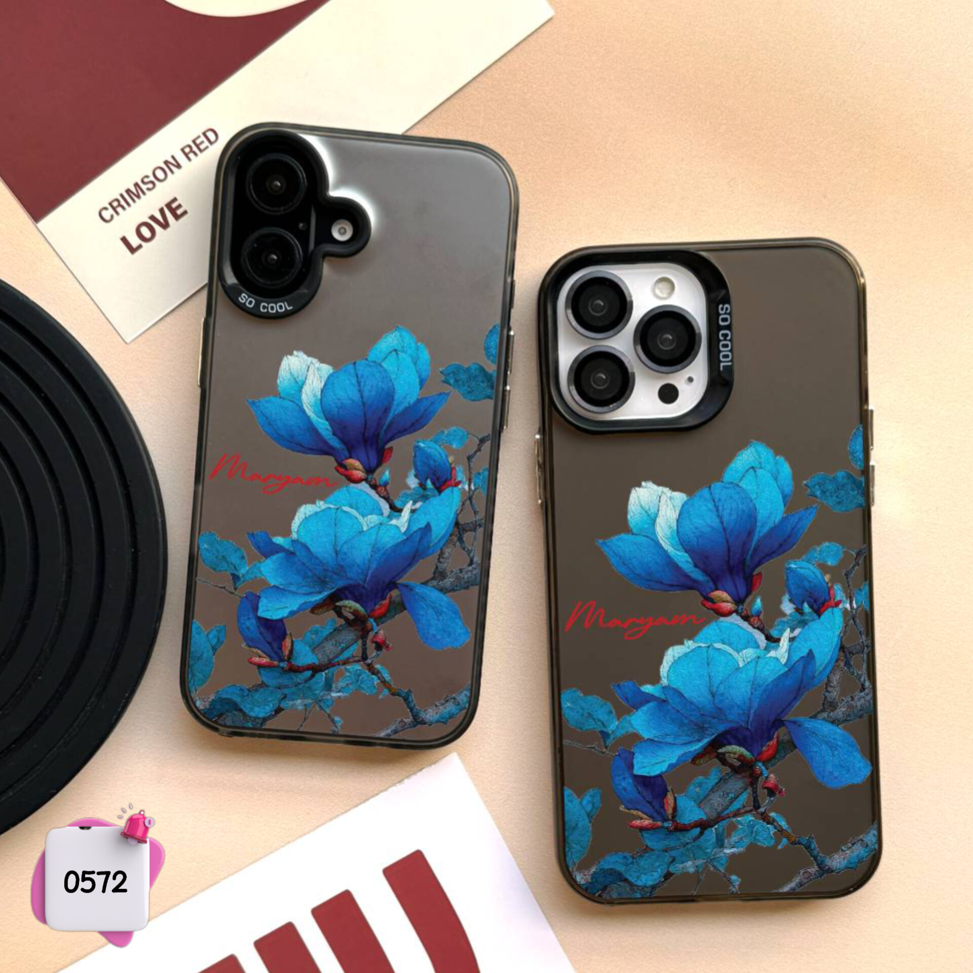 قاب گوشی سفارشی سوکول Socool گل یخ کد 0572 / آیفون سامسونگ شیائومی