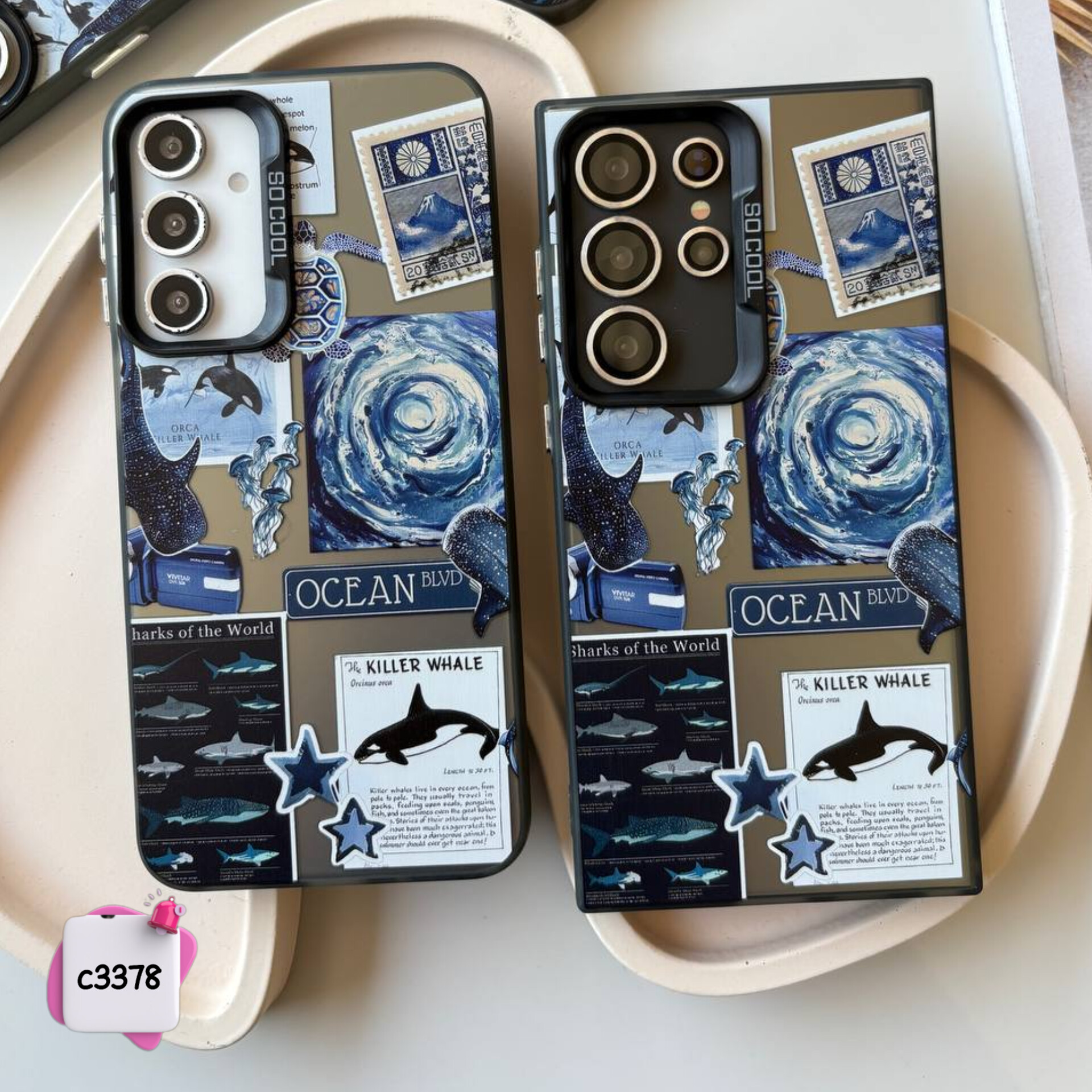 قاب گوشی اقیانوس Ocean کد c3378 / ایفون سامسونگ شیائومی