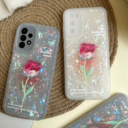 قاب گل رز یخی