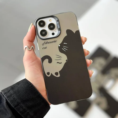 قاب گربه سیاه چشم بسته socool /آیفون سامسونگ شیائومی