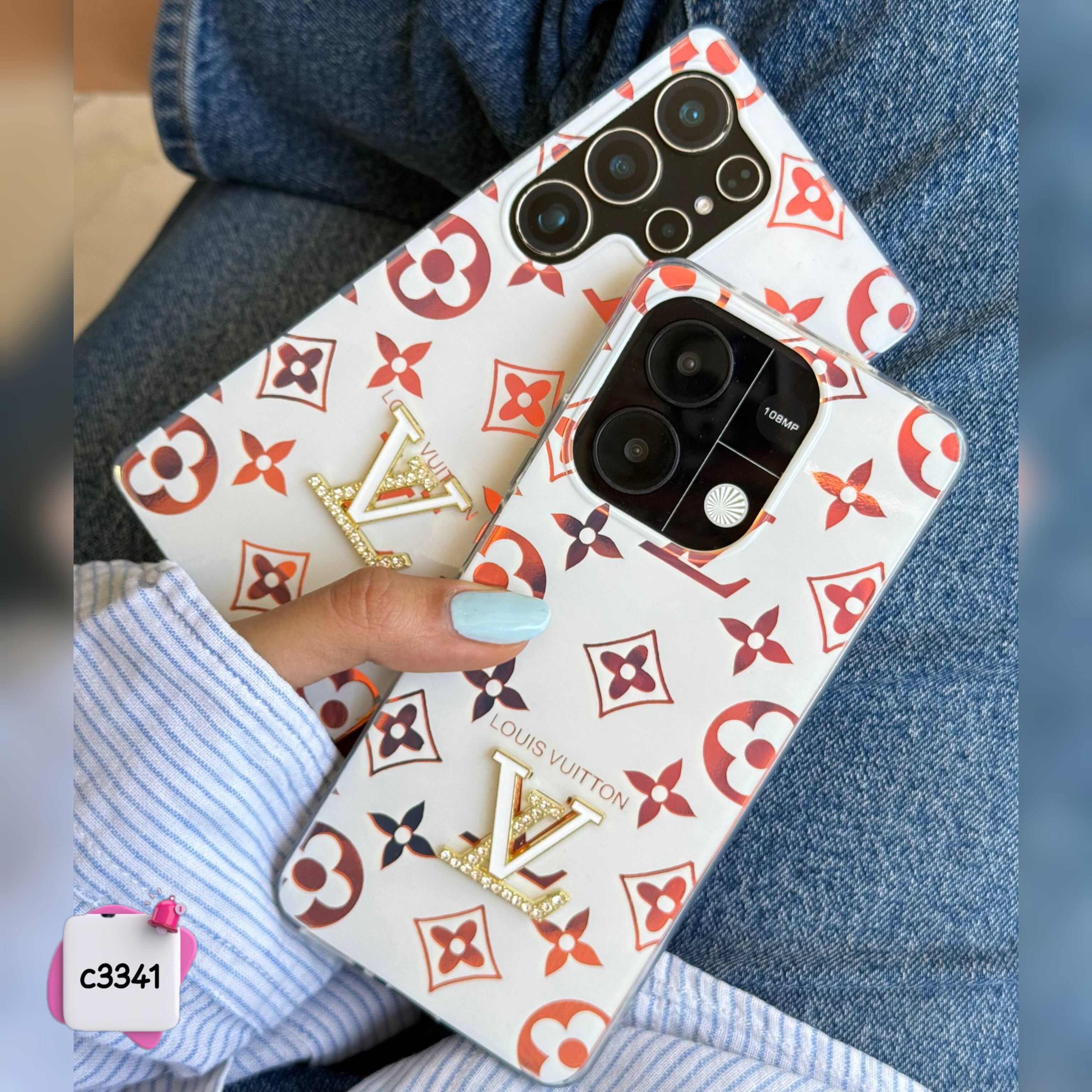 قاب گوشی لویی ویتون هولوگرامی Louis Vuitton کد c3341 / سامسونگ شیائومی