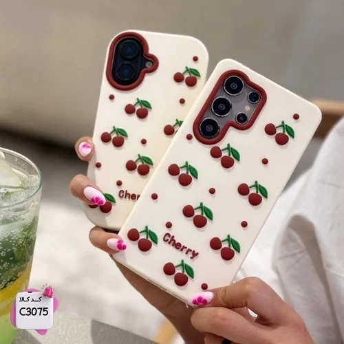 قاب گوشی آلبالو سیلیکونی C3075 / آیفون سامسونگ شیائومی