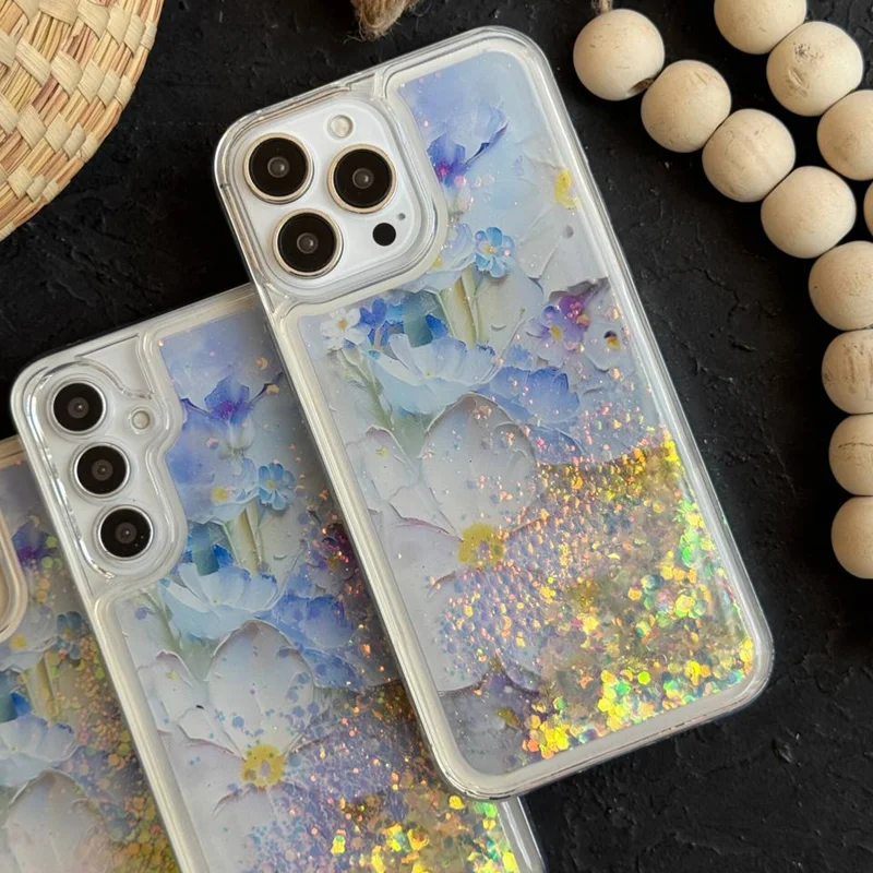 قاب گل لوندر آکواریومی / آیفون سامسونگ