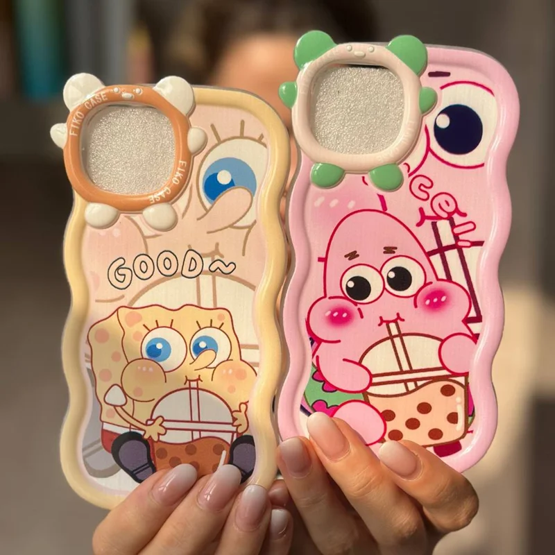 قاب باب اسفنجی و پاتریک /آیفون سامسونگ شیائومی