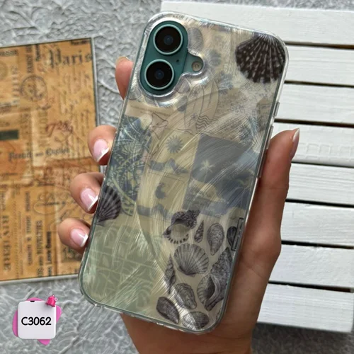 قاب گوشی صدفی صدف مشکی C3062 / آیفون سامسونگ