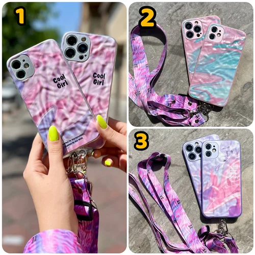 قاب گوشی آدامسی + بند /آیفون سامسونگ شیائومی