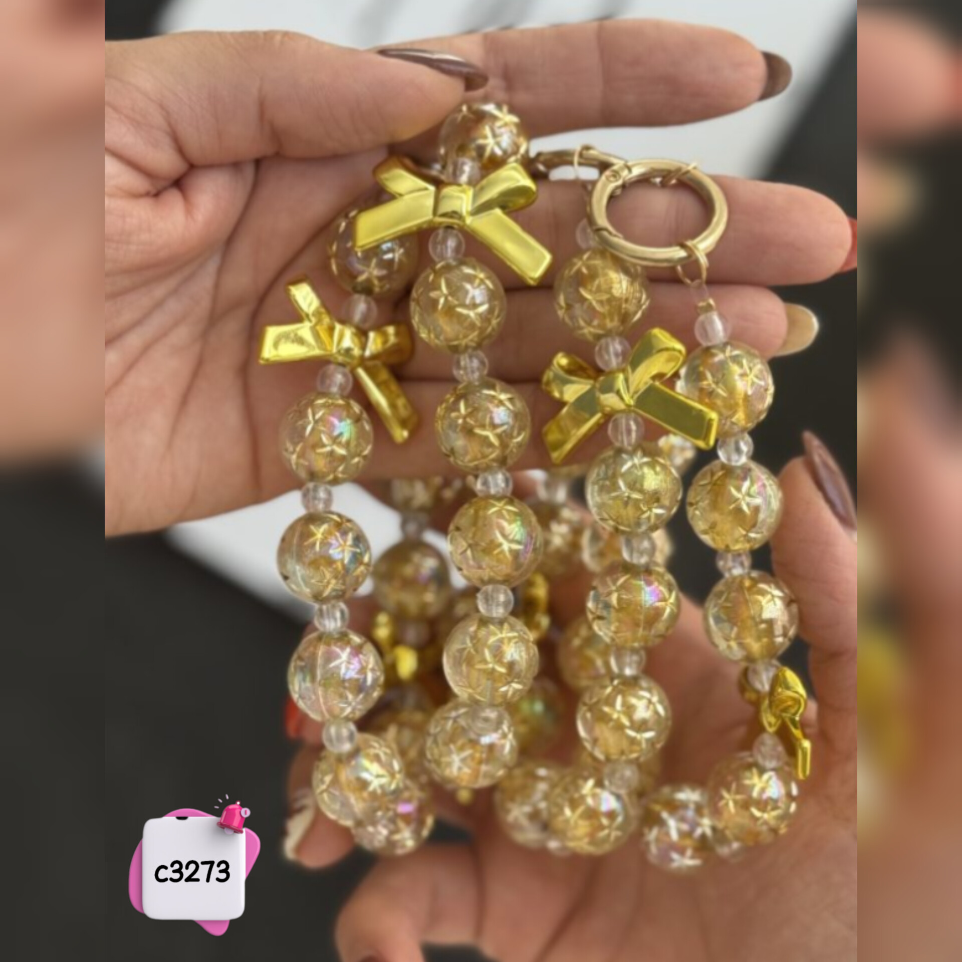 آویز گوشی پاپیونی c3274