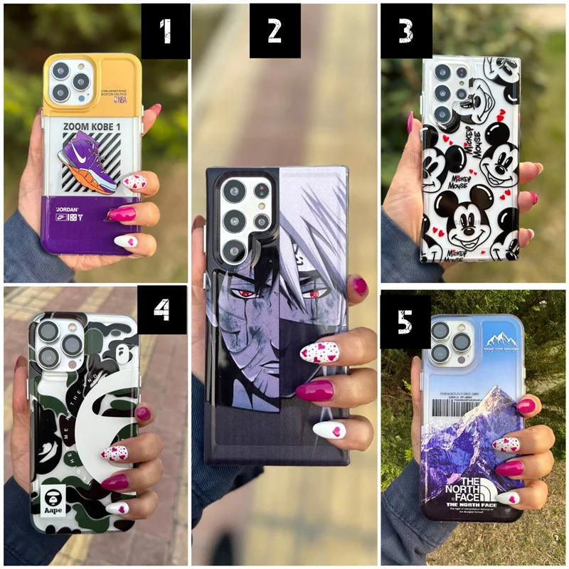 قاب ارمور طرحدار دکمه فلزی