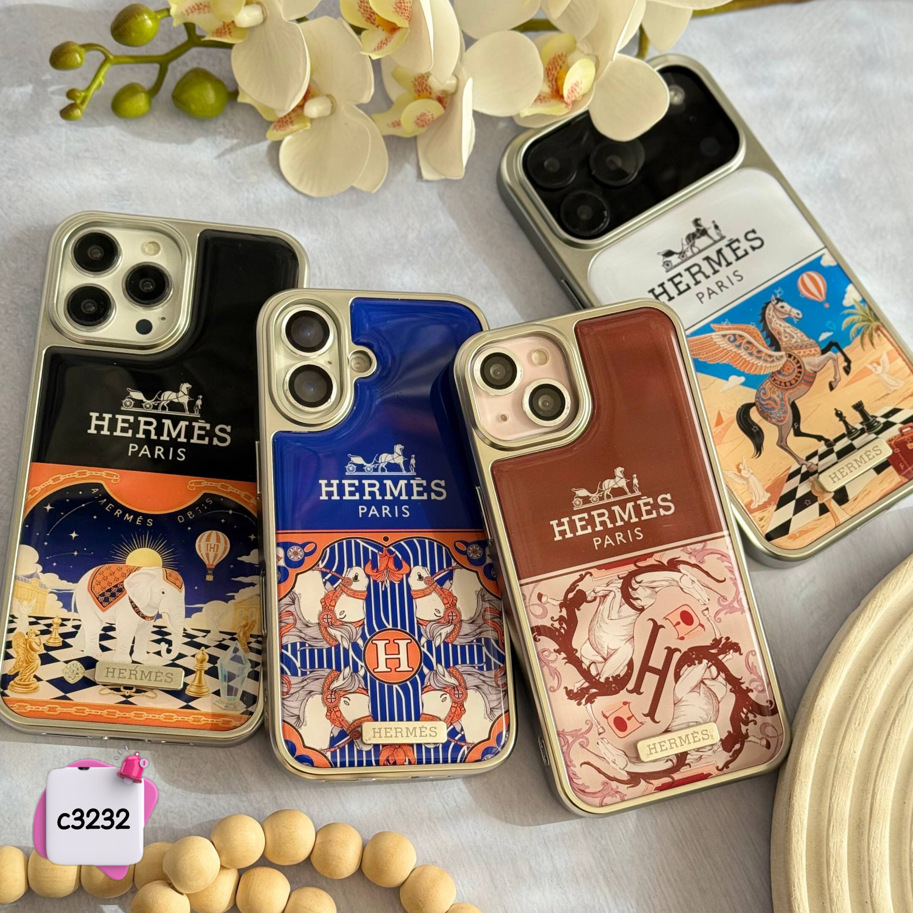 قاب گوشی هرمس Thierry Hermes کد c3232