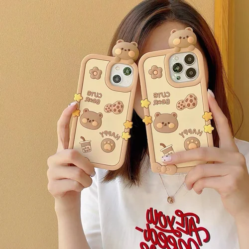 قاب خرسی cute bear / آیفون سامسونگ شیائومی