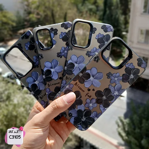 قاب گوشی شکوفه های بنفش سوکول SoCool کد C3105 / آیفون سامسونگ شیائومی