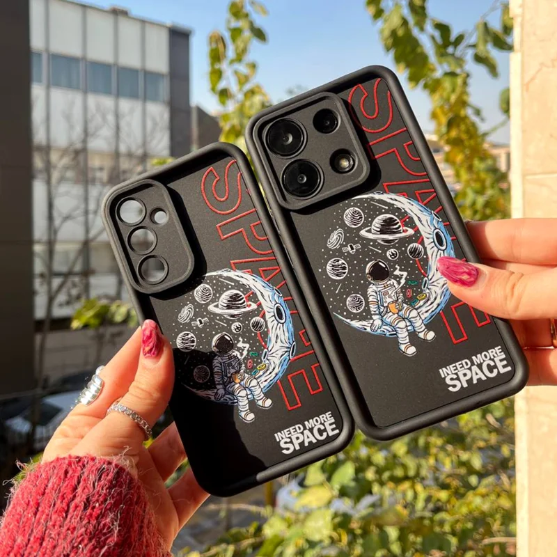 قاب سولید فضانورد و کهکشان / آیفون سامسونگ شیائومی