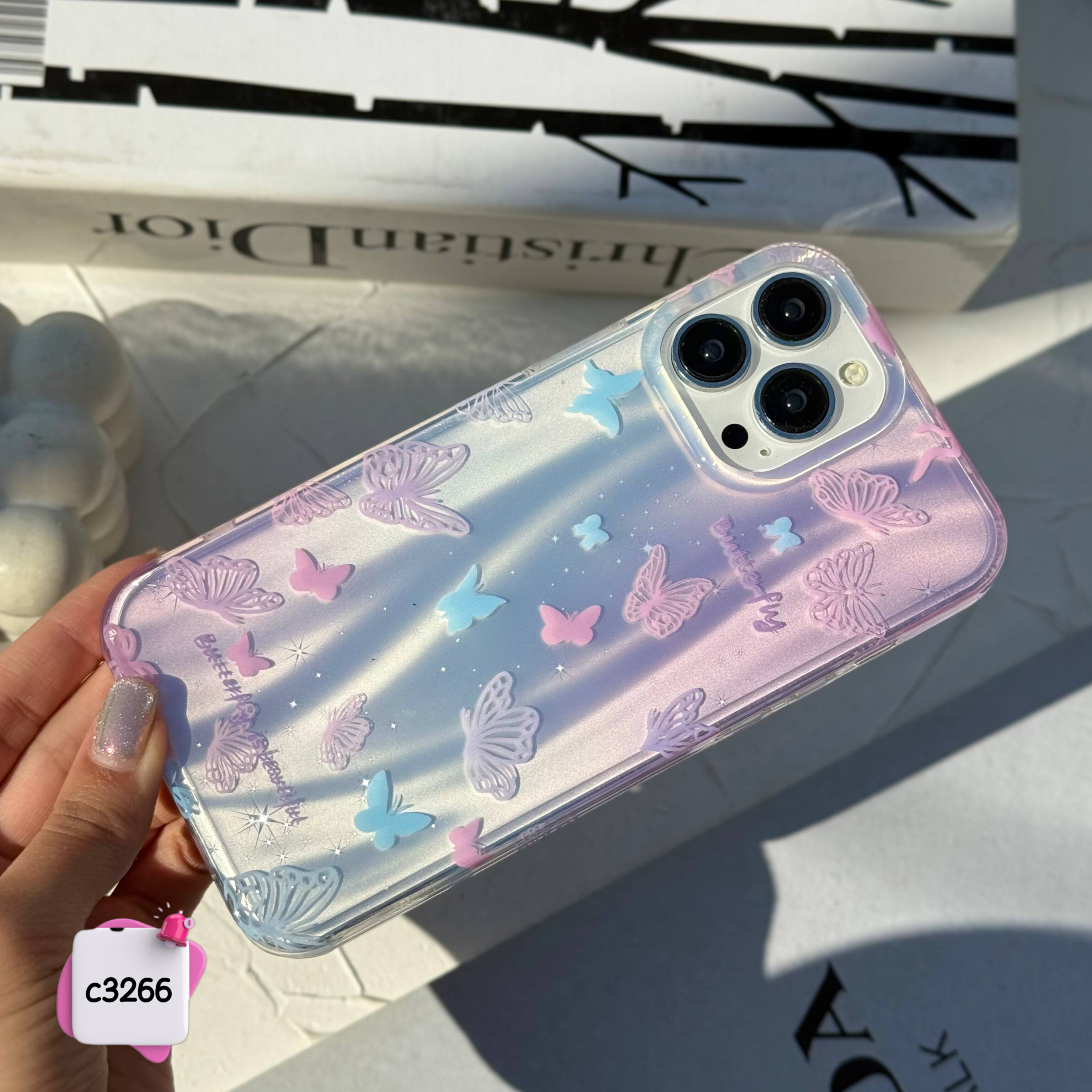 قاب گوشی پروانه های رویایی c3266