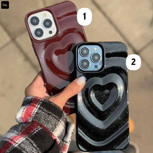 قاب wavy heart سه بعدی