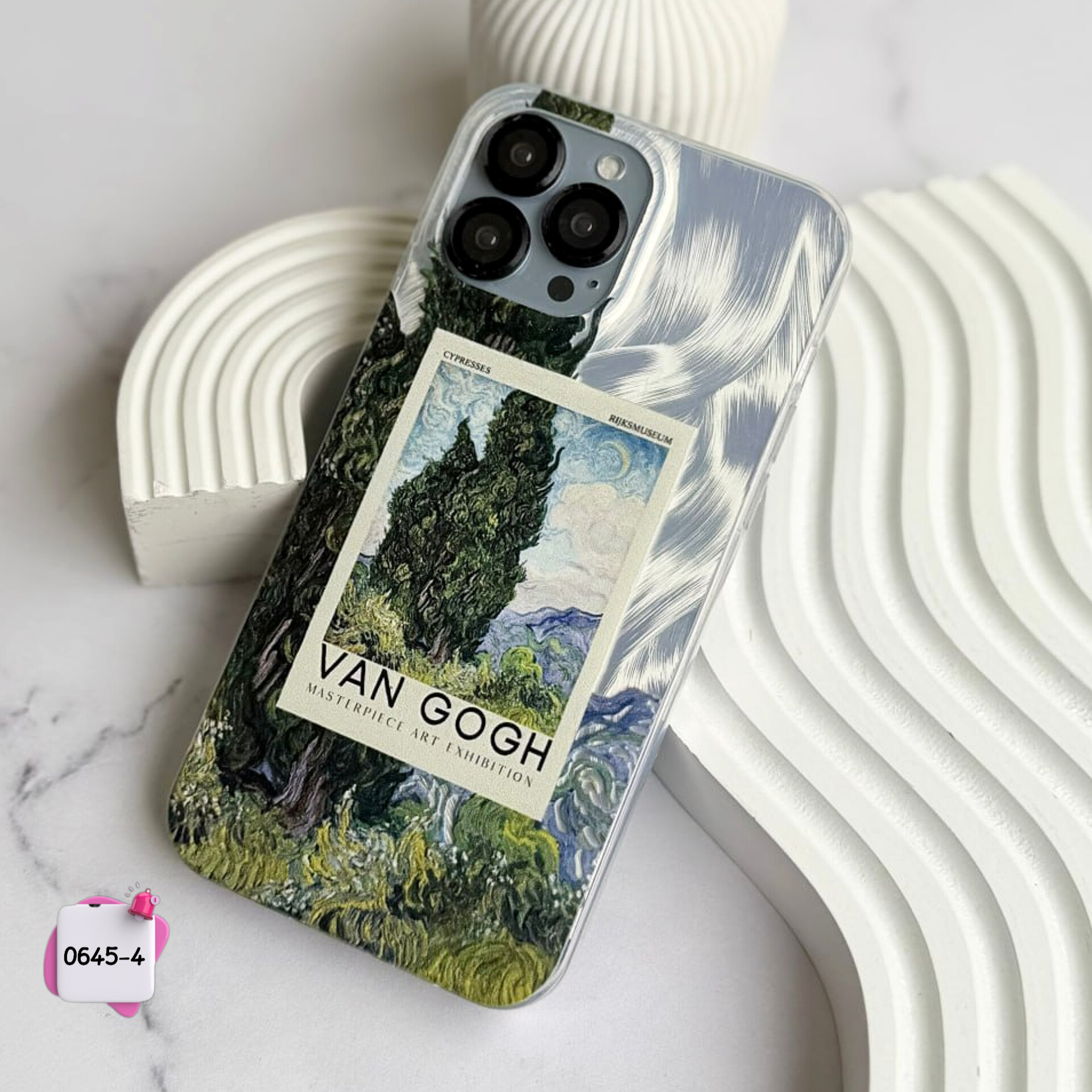 قاب گوشی سفارشی براش نقاشی ونگوگ Van Gogh کد 4-0645 / آیفون سامسونگ شیائومی