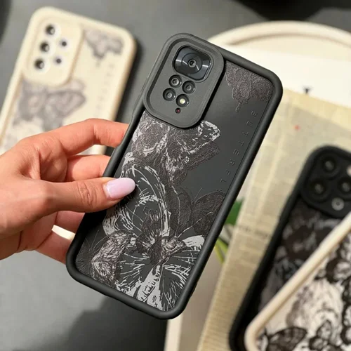 قاب تخفیفی سولید پروانه مشکی