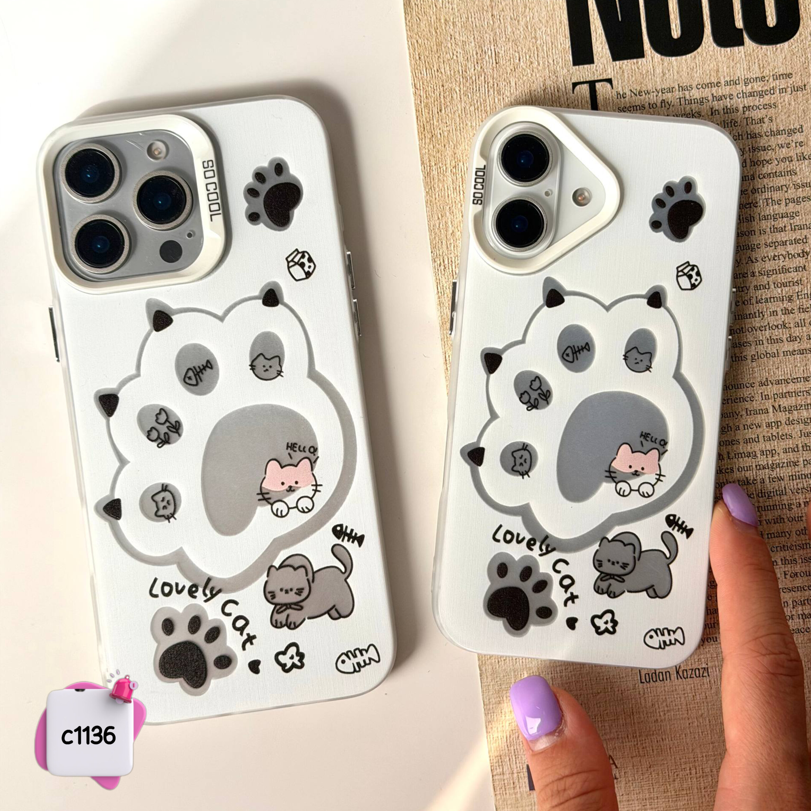 قاب پنجه گربه SoCool کد c1136 /آیفون سامسونگ شیائومی