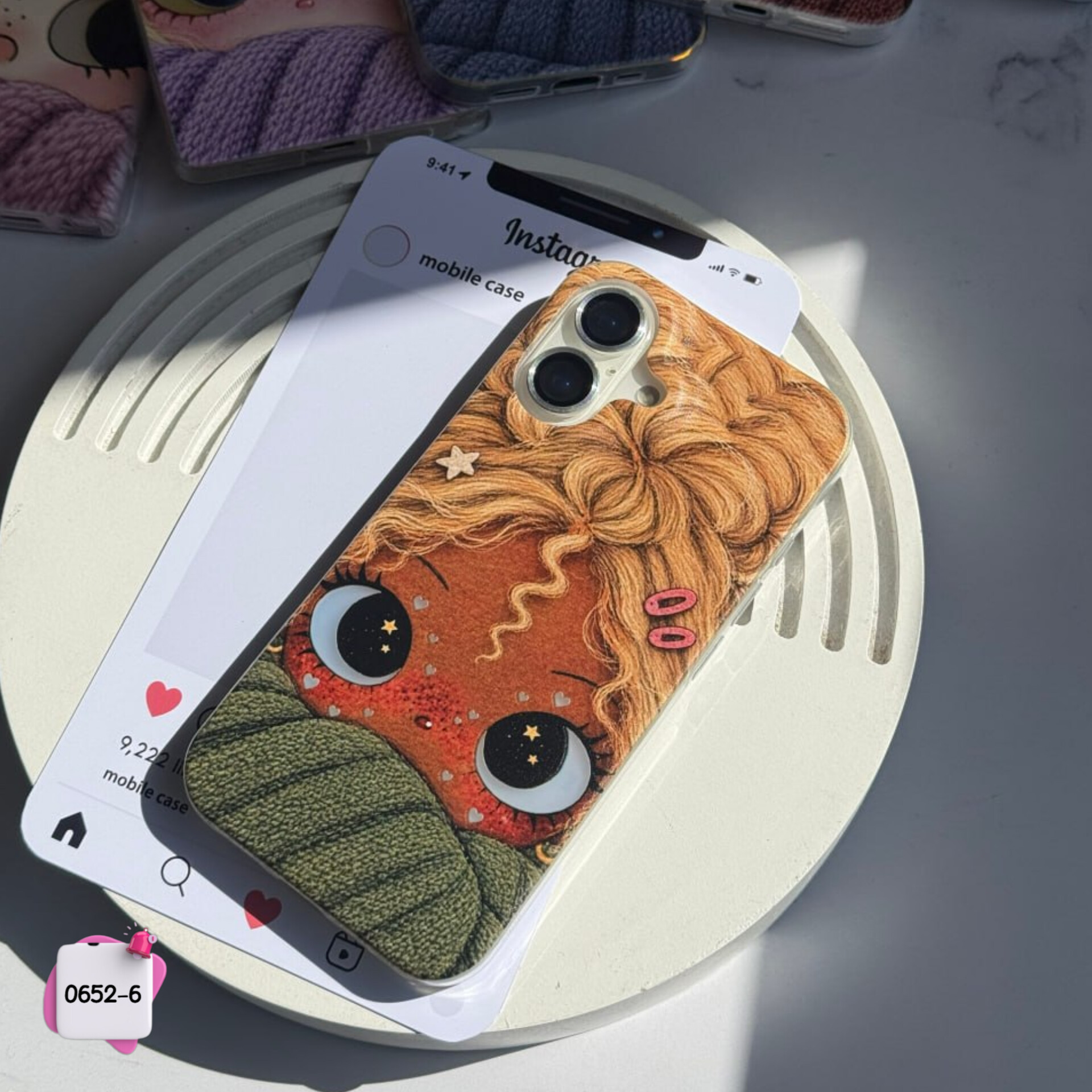 قاب گوشی سفارشی Cozy Dolls هولوگرامی کد 6-0652 / آیفون سامسونگ شیائومی