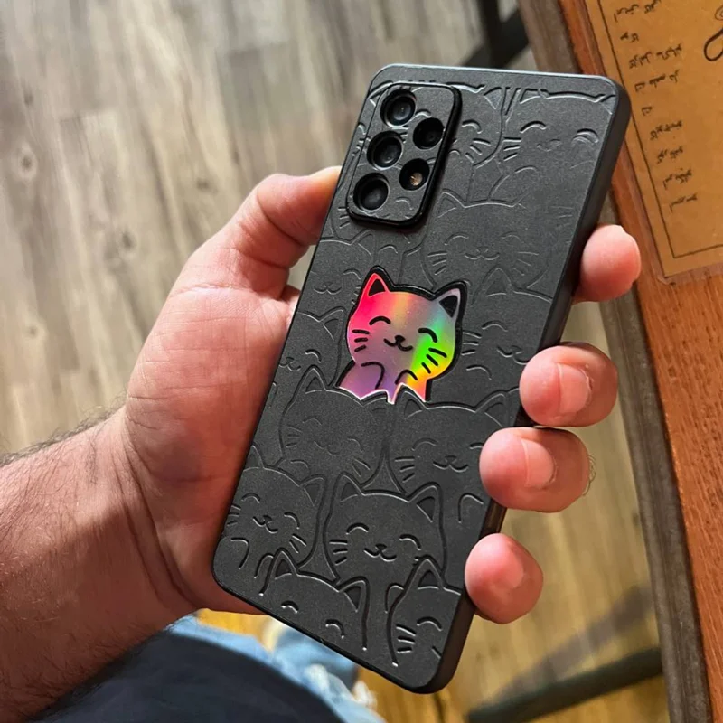 قاب داغی هولوگرامی گربه