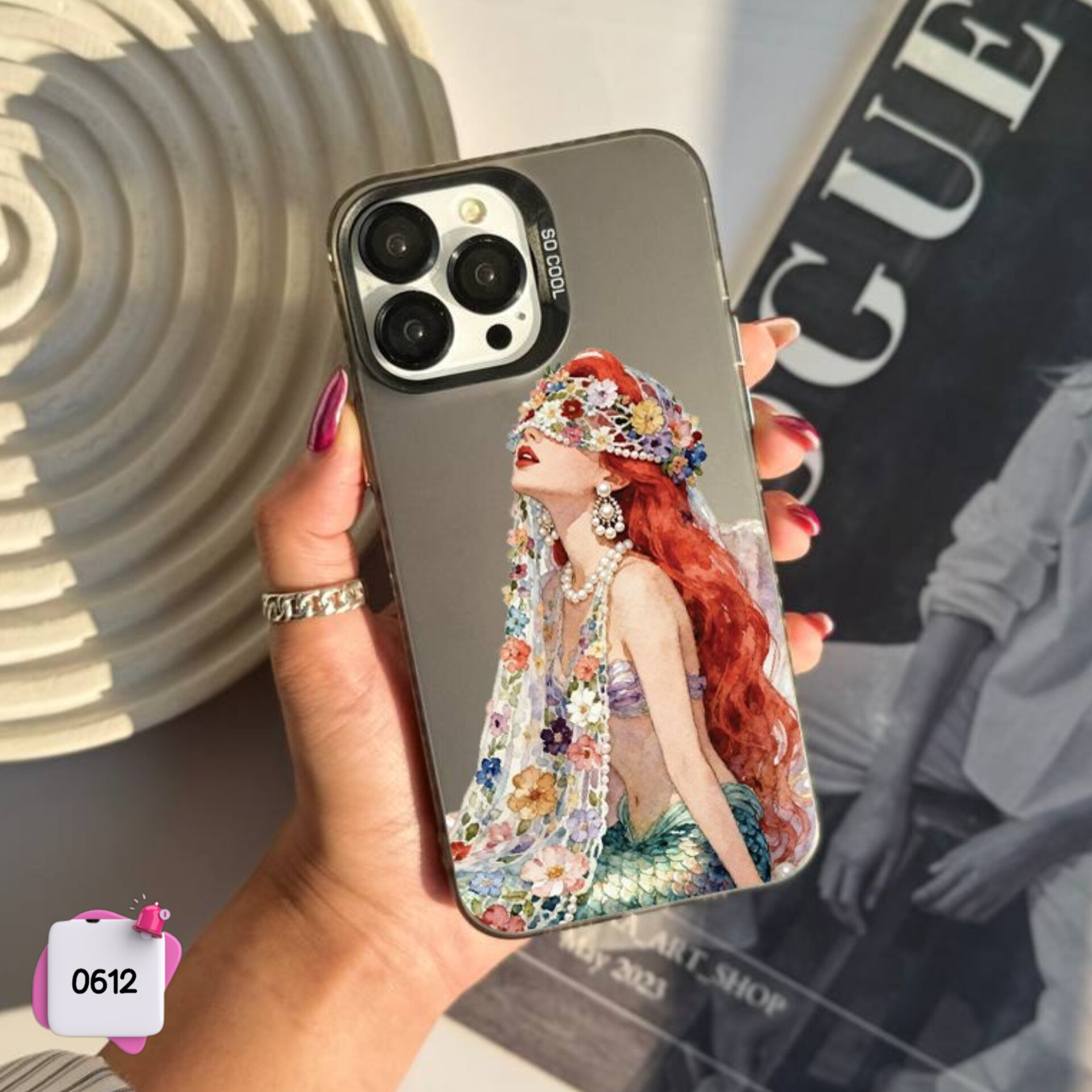 قاب گوشی سفارشی دیزنی پرنسس آریل Socool Arial کد 0612 / آیفون سامسونگ شیائومی