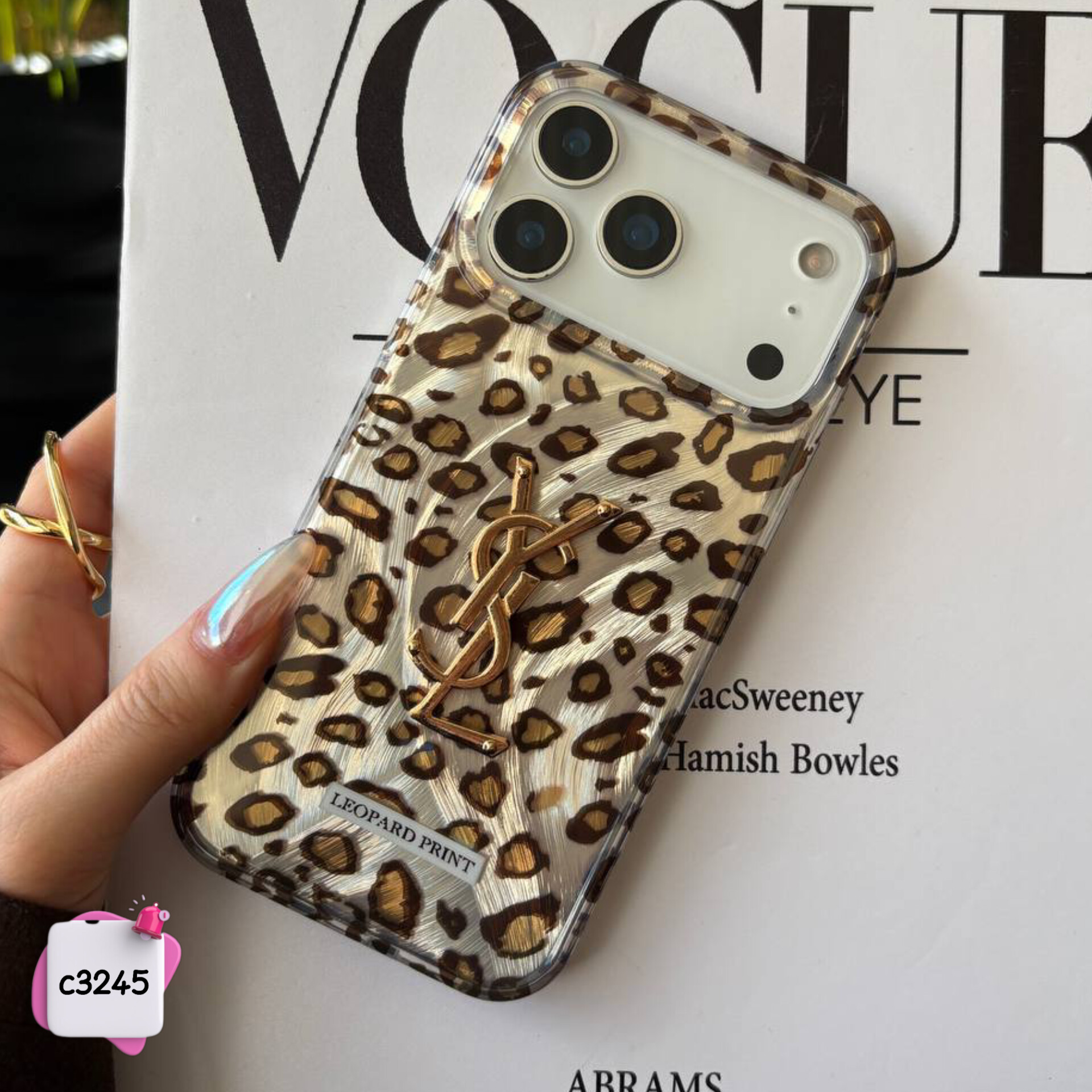 قاب گوشی پلنگی YSL کد c3245