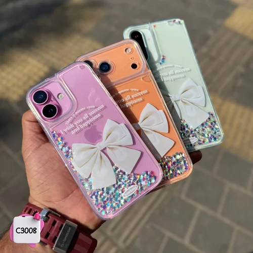 قاب گوشی پاپیون آکواریومی شفاف / آیفون C3008