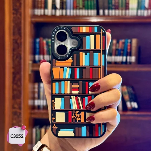 قاب گوشی اسپرت طرح کتابخانه Library کد C3052 / آیفون سامسونگ شیائومی