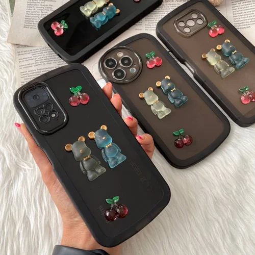 قاب خرس و گیلاس یخی