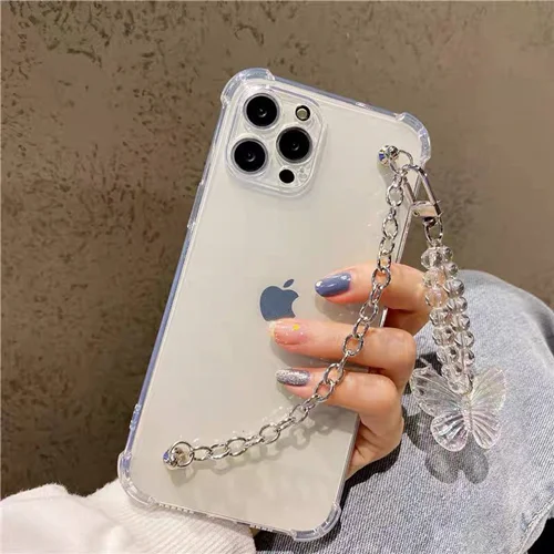 قاب شفاف آویز پروانه ای