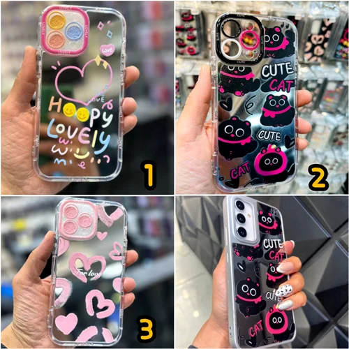 قاب آیینه ای طرحدار /آیفون سامسونگ شیائومی