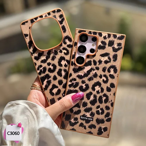 قاب گوشی پلنگی قهوه ای Bonne Case کد C3060 / سامسونگ و شیائویمی